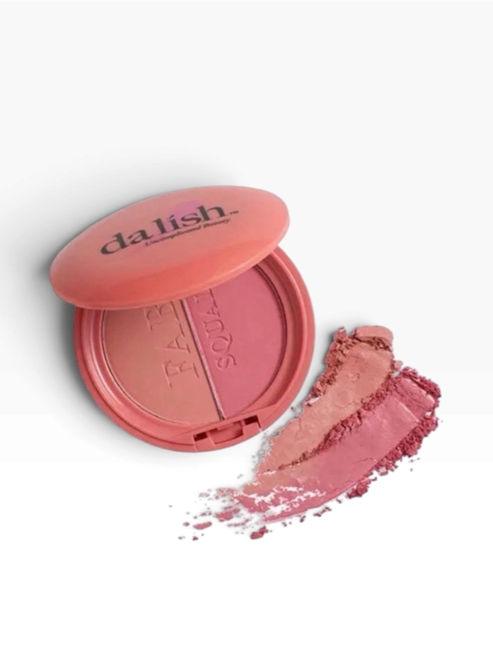 Dalish Powder Blush Duo NIB | Peachy Keen • Buildable Color • Clean Beauty